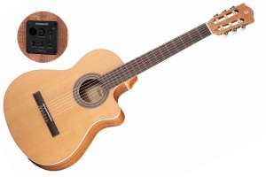 Изображение 8.000 Open Pore Z-Nature CW EZ Классическая гитара со звукоснимателем, Alhambra