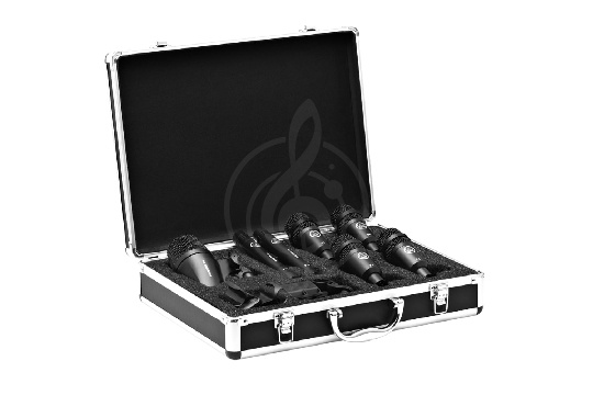 Изображение AKG DRUMSET SESSION I набор микрофонов Perception для барабана: 1 x P2, 2 x P17, 4 x P4