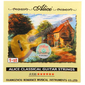Изображение Alice A106-1 - Отдельная струна №1 диаметр 0.028 нейлон