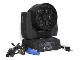 Изображение ART WIZARD Led Mini Bee Eyes 6*15W RGBW Вращающаяся светодиодная голова