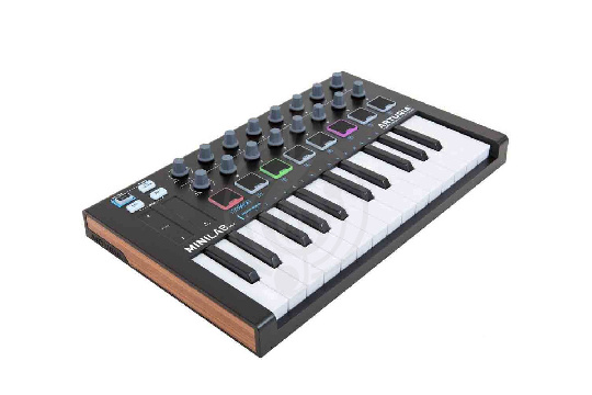 Изображение Arturia MiniLab MKII Black - Миди-клавиатура