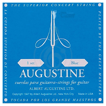 Изображение AUGUSTINE Classic-BLUE Комплект струн для классической гитары, 028"-032"-040"-029"-036"-045"