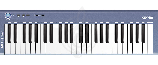 Изображение Axelvox KEY49j blue - Миди-клавиатура