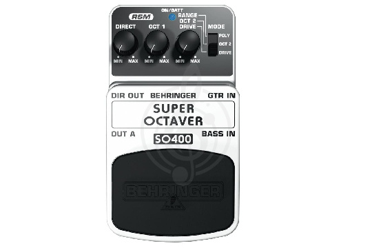 Изображение BEHRINGER SO400 Super Octaver Педаль эффектов 