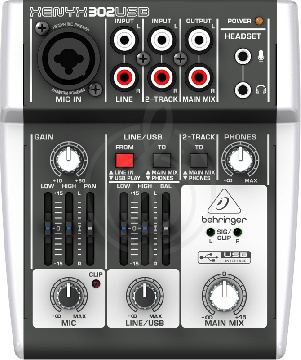 Изображение Behringer Xenyx 302USB Микшерный пульт