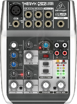 Изображение BEHRINGER XENYX Q502USB-микшерный пульт