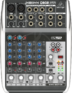 Изображение BEHRINGER XENYX Q802USB-микшерный пульт 