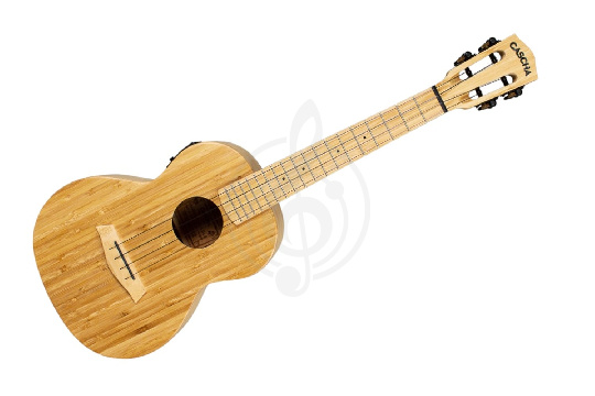Изображение Cascha HH-2314E Bamboo Series - Укулеле тенор со звукоснимателем