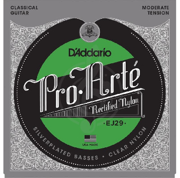 Изображение D'ADDARIO EJ29 - Струны для классической гитары. Серебро, слабое натяжение
