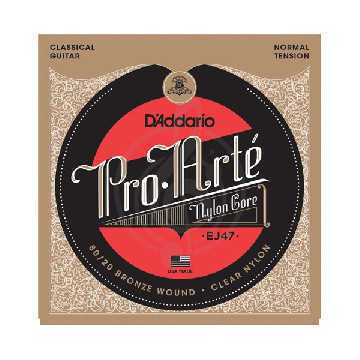 Изображение D'Addario EJ47 PRO ARTE - струны для классической гитары, среднего натяжения, 028, 0322, 0403 