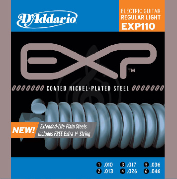 Изображение D'Addario EXP110 Струны для электрогитары 10-46