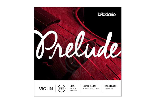 Изображение D`Addario J810-4/4M PRELUDE Комплект струн для скрипки