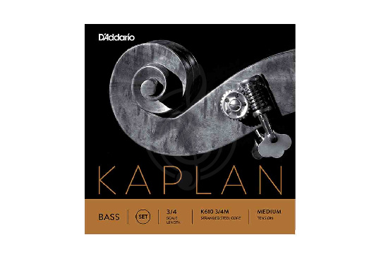 Изображение D'Addario K610-3/4M Kaplan - Комплект струн для контрабаса 3/4