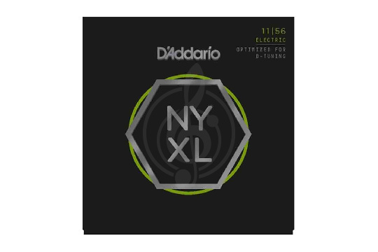 Изображение D'Addario NYXL1156 - струны для электрогитары, никель, 11-56