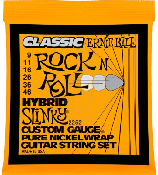 Изображение Ernie Ball 2252 струны для эл.гитары 9-46