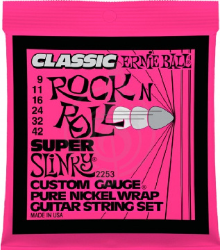 Изображение Ernie Ball 2253 струны для эл.гитары 9-42