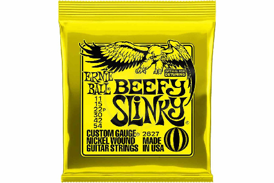 Изображение Ernie Ball P02627 Nickel Wound Beefy Slinky® , Комплект cтрун для 6-струнной электро-гитары