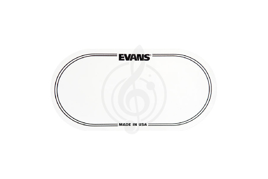 Изображение Evans EQPC2 - Наклейка нейлоновая на рабочий пластик бас барабана