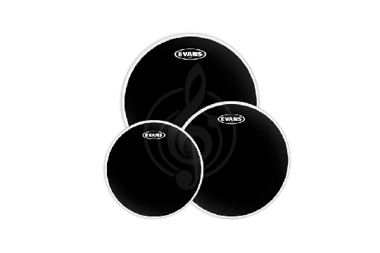 Изображение Evans ETP-ONX2-F Onyx Coated Fusion - Набор пластика для том барабана 10", 12", 14"