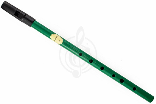 Изображение Feadog Green D Whistle - Тин Вистл D (Ре)