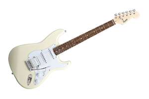 Изображение FENDER SQUIER BULLET STRAT Электрогитара, цвет Arctic White 