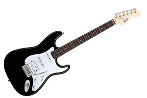 Изображение FENDER SQUIER BULLET STRAT TREMOLO HSS - RW - Black