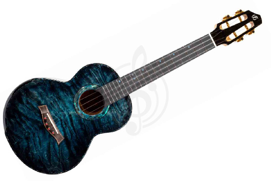 Изображение FLIGHT A10 QM Aqua Blue - Укулеле тенор