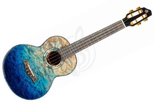 Изображение FLIGHT A10 QM Faded Blue - Укулеле тенор