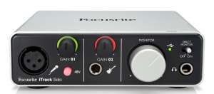 Изображение FOCUSRITE iTrack Solo Компактный USB интерфейс с возможностью записи на iPad
