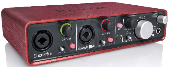 Изображение FOCUSRITE Scarlett 2i4 (2nd GEN) - USB интерфейс с 2 входами, 4 выходами
