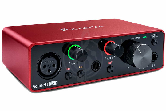Изображение FOCUSRITE Scarlett Solo (3rd GEN) - USB аудиоинтерфейс