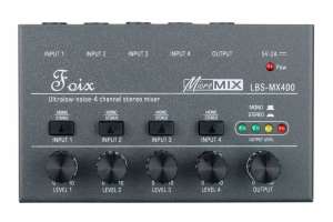 Изображение Foix LBS-MX400 - Микшер, 4 канала