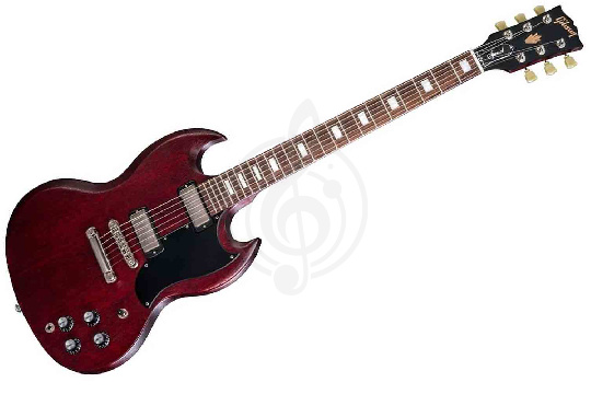 Изображение GIBSON SG SPECIAL 2018 SATIN CHERRY - Электрогитара, цвет вишневый, чехол