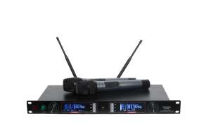 Изображение GrandVox EU-7800HH Радиосистема UHF(500-900Mhz)/PLL с двумя ручными микрофонами.