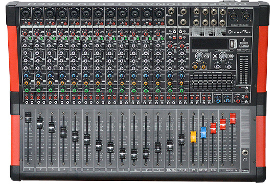 Изображение GrandVox GM-16FX - Микшерный пульт аналоговый