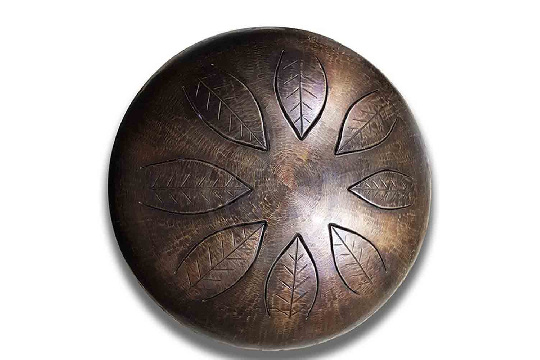 Изображение Handpan Overtone OHP-L33-8-0-BR-D - Глюкофон 33 см