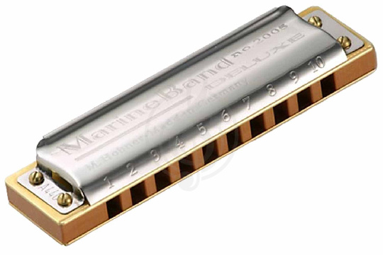Изображение HOHNER M200503 Marine Band Deluxe D-major Губная гармошка