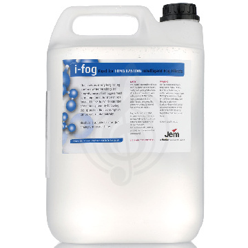 Изображение JEM I-Fog Fluid жидкость долгого рассеивания для всех типов генераторов дыма, 5л