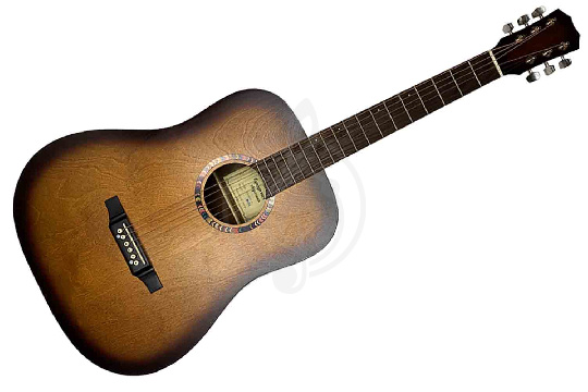 Изображение Кунгурская Акустика D-Sunburst - Гитара акустическая, санберст