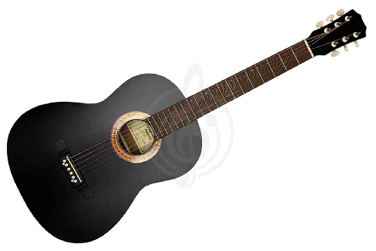Изображение Кунгурская Акустика F-Black - Гитара акустическая, черная