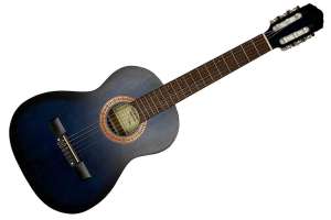 Изображение Кунгурская Акустика K-Black-3/4 - Гитара классическая 3/4, черная