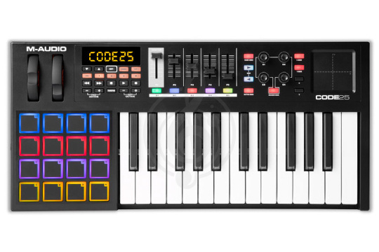 Изображение M-Audio CODE 25 Black - MIDI-клавиатура