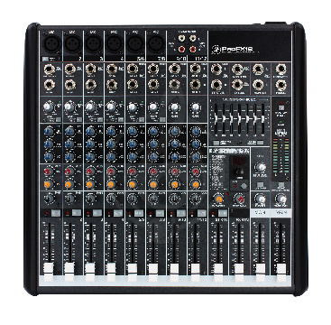 Изображение MACKIE ProFX12 12-канальный микшер с процессором эффектов и USB для подключения к ПК