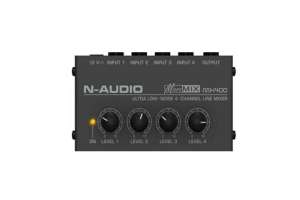 Изображение N-Audio MX400 - Микшер, 4 канала