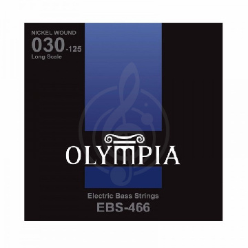 Изображение Olympia EBS466 Струны д/бас гитары, 6 стр.030-125, никель