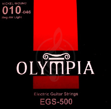 Изображение OLYMPIA EGS-500 Струны д/эл гитары 10-46, никель,