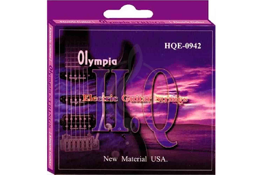 Изображение Olympia HQE-0942 Струны для эл.гитары 009-042, Nic