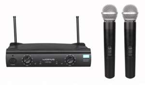 Изображение OPUS UHF-302HH радиосистема ручная с 2 микрофонами
