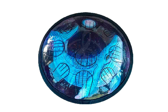 Изображение Pangooda Drums PNG-36-GRS-F2 - Глюкофон Гранофон Кит 36 см, обертоновый, с чехлом