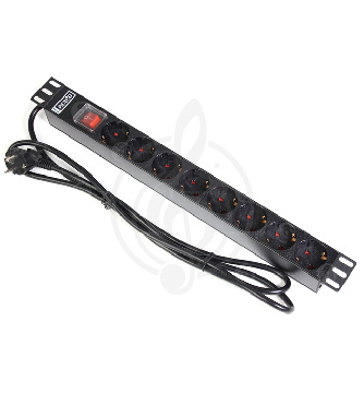Изображение PROAUDIO PDU-8S Блок силовых розеток c креплением в рэк